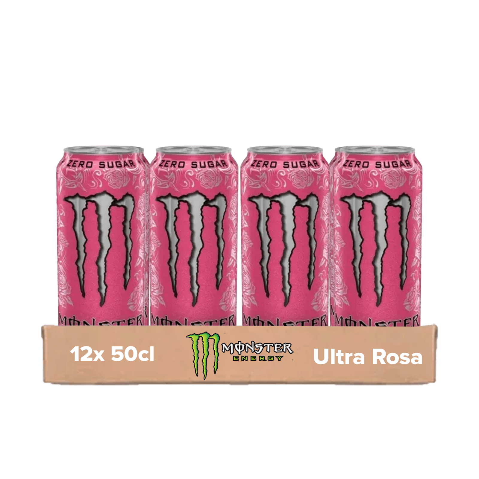Monster energy ultra rosa blik zero sugar (12x 0.5 liter) (kopie)