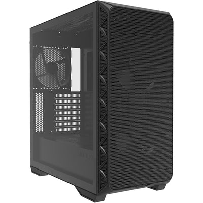 Montech air 903 base midi tower behuizing (zwart | 2x usb-a | 1x usb-c | tempered glass)