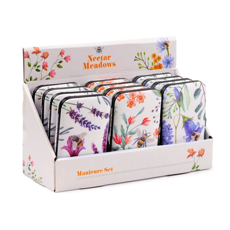Nectar meadows bij bij 5-delige manicureset