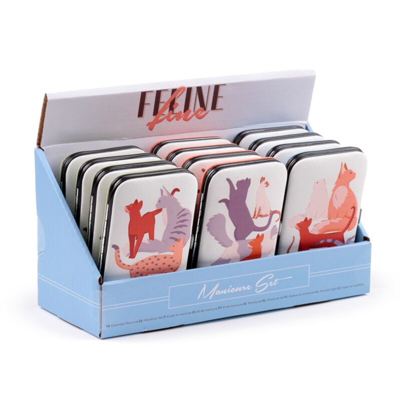 Feline fine katten 5-delige manicure set