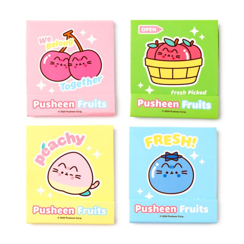 Union pusheen de kat fruit nagelvijl boekje