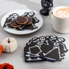 Halloween geraamte pak van 12 3-laags papieren feestservetten