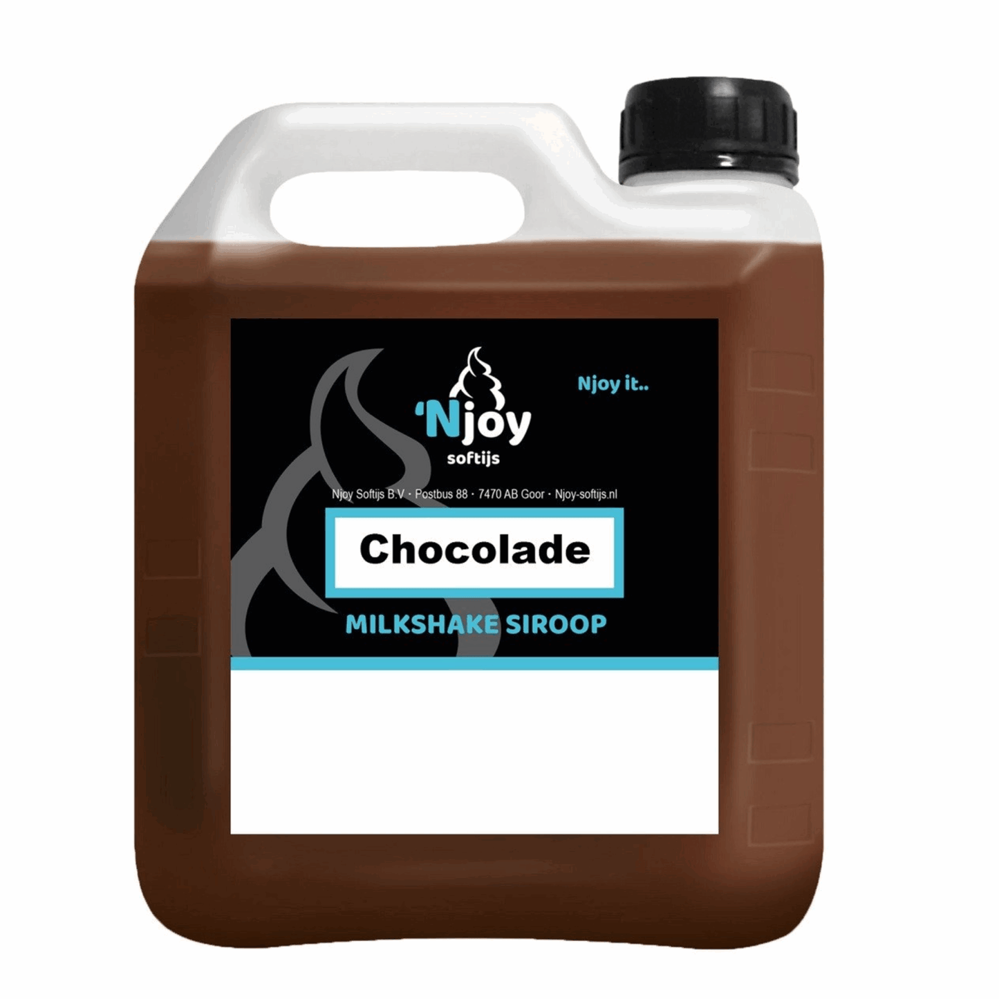 Njoy shakesiroop chocolade (2 liter)