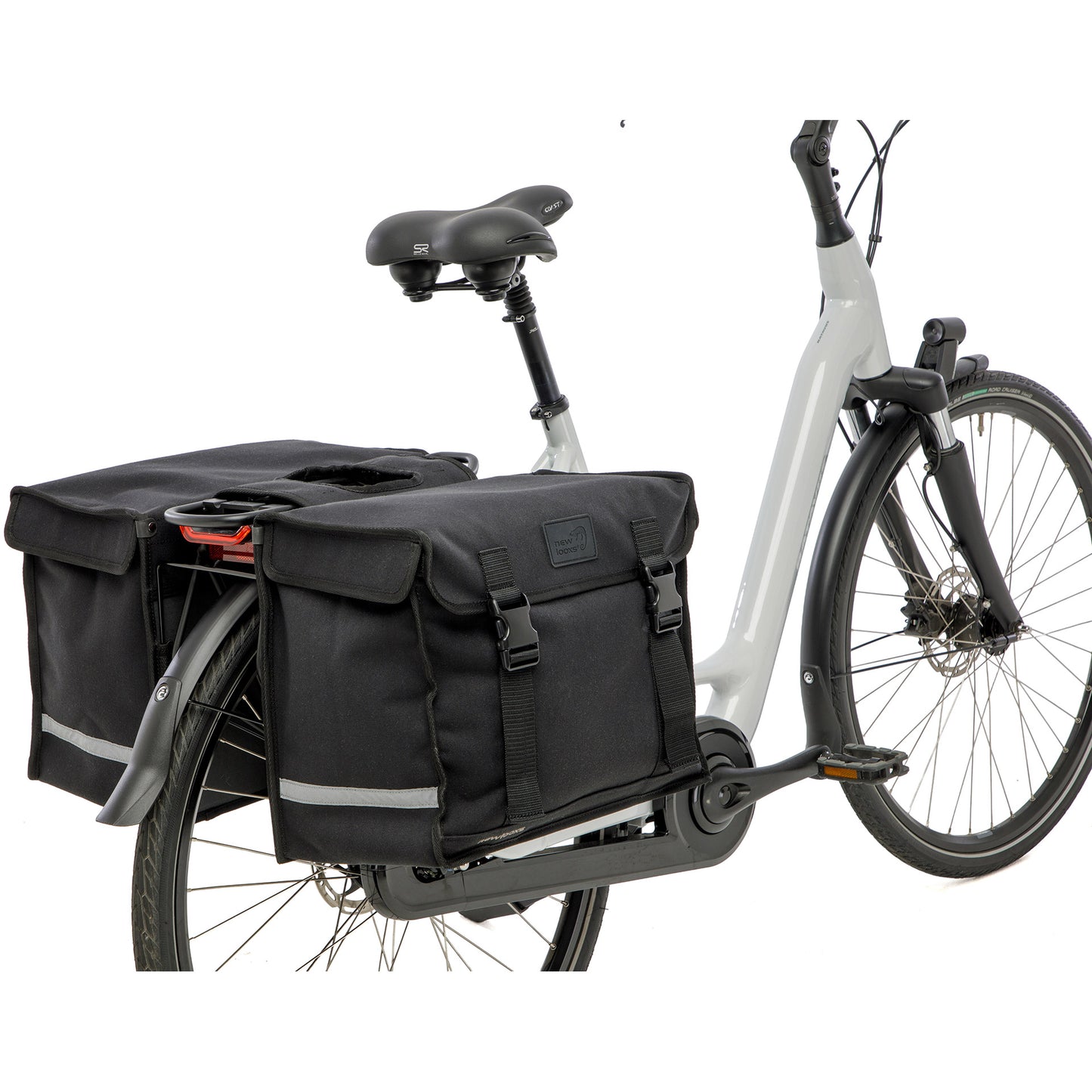 Newlooxs tas new looxs double pannier camping zwart | 66l