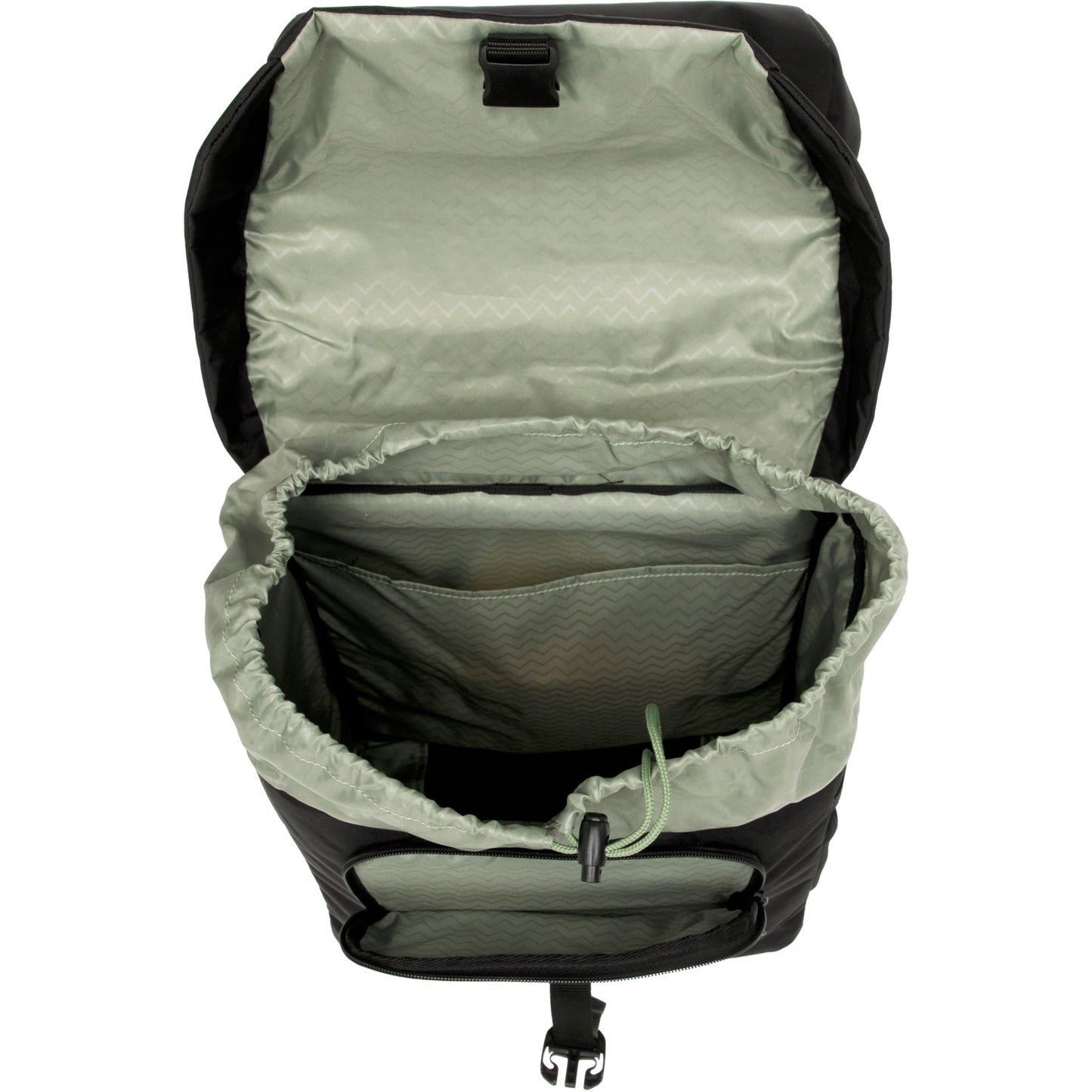 Newlooxs tas new looxs vigo dubbel | zwart groen | 40l