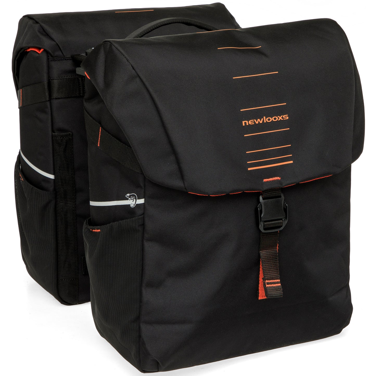 Newlooxs new looxs dubbele tas vigo double mik 2.0 . new looxs twin bags vigo double sw orange