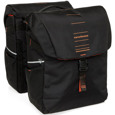 Newlooxs new looxs dubbele tas vigo double mik 2.0 . new looxs twin bags vigo double sw orange