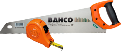 Bahco universele handzaag 550mm + rolmaat