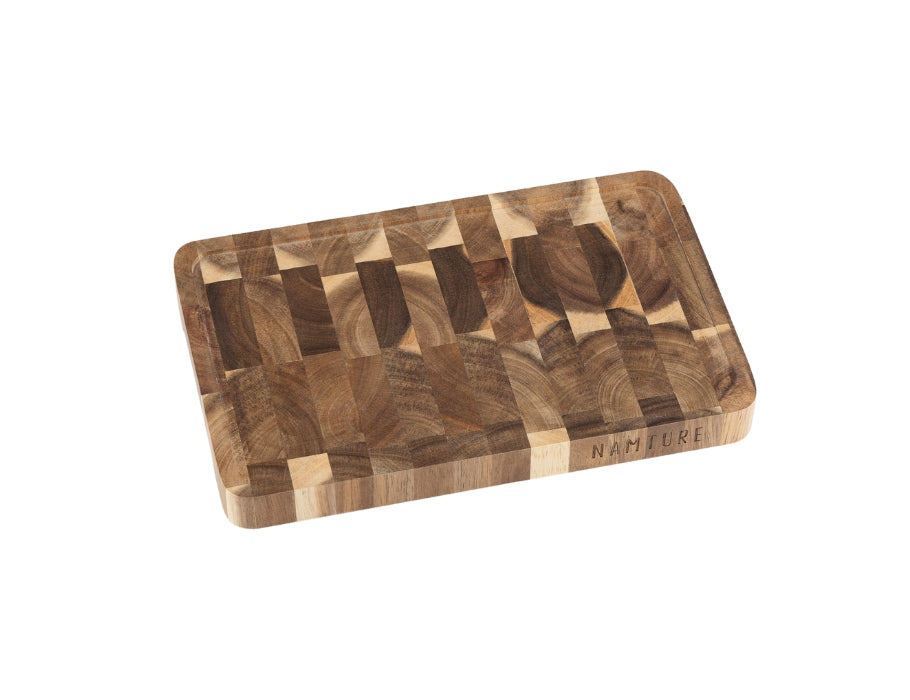 Namture snijplank acaciahout - m - 28 x 18 x 2,5 cm