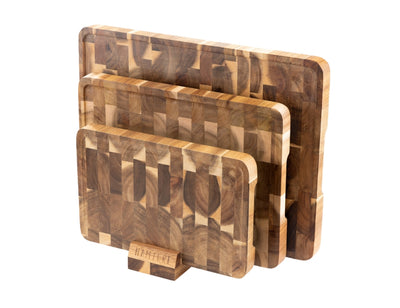 Namture giftset - 3 snijplanken + houder acaciahout