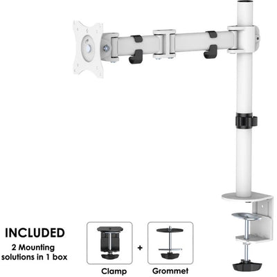 Neomounts nm-d135white monitorarm (wit)