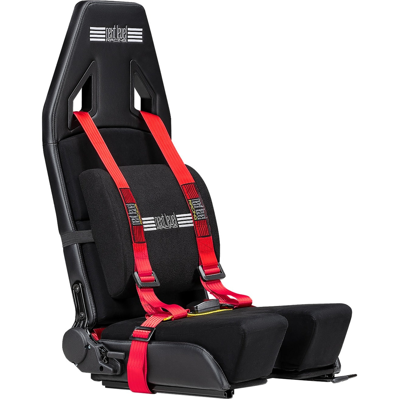 Next level racing flight simulator seat only racing simulator (zwart rood)