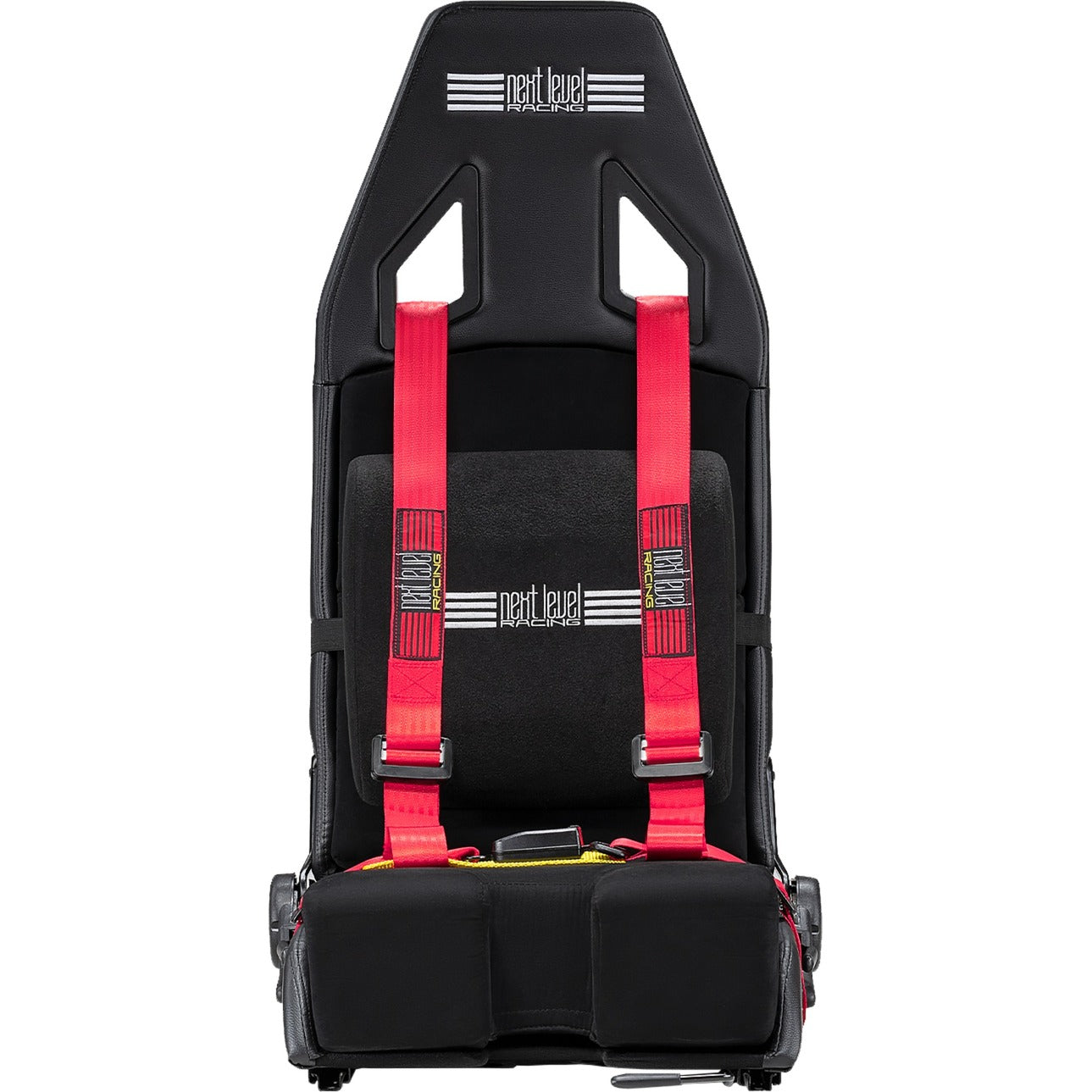 Next level racing flight simulator seat only racing simulator (zwart rood)