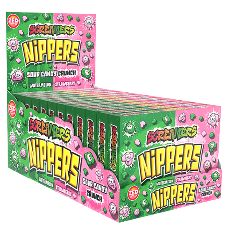 Zed candy nippers watermelon strawberry pocket (16 stuks)