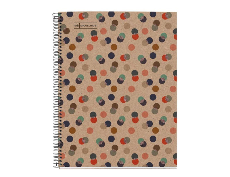 Miquelrius notitieboek - eco confetti - a4 gelinieerd - 80 blz