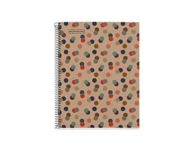 Miquelrius notitieboek - eco confetti - a5 geruit - 80 blz
