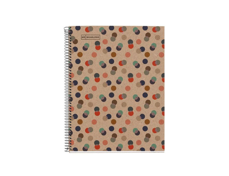 Miquelrius notitieboek - eco confetti - a5 geruit - 80 blz