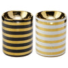 Eden metallic goud streep keramiek mini geurbrander - small