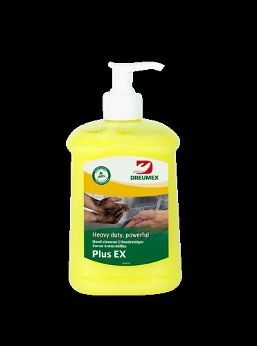 Dreumex zeep geel plus 500gr. flacon met pomp