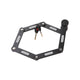 One vouwslot 20.85 20mm 85cm black grey