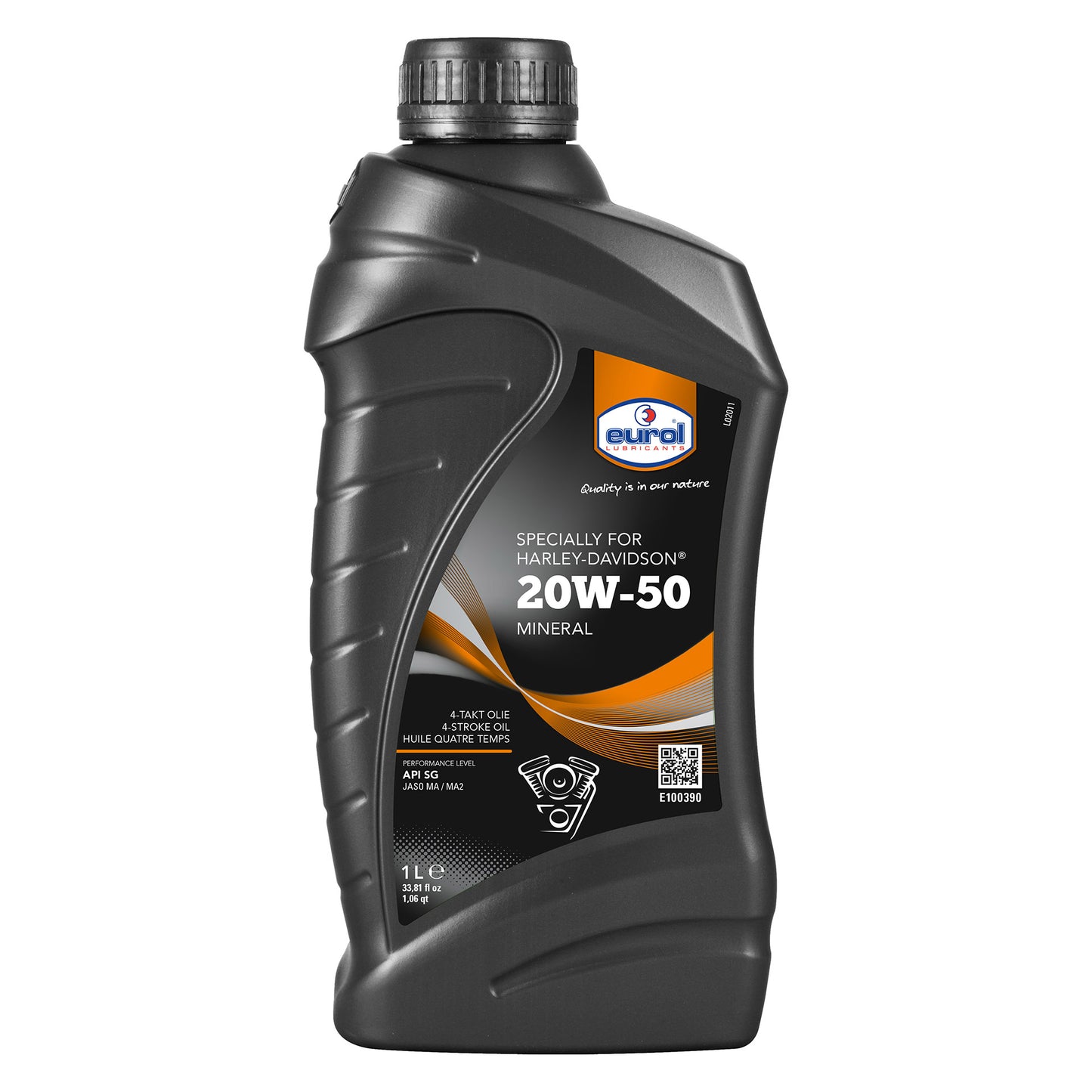 Eurol Harley Davidson SAE 20W50 1-liter API SG CD