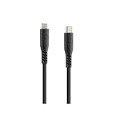 Optiline siliconen kabel usb type c > apple 8 pin - 20 cm - afbeelding 2