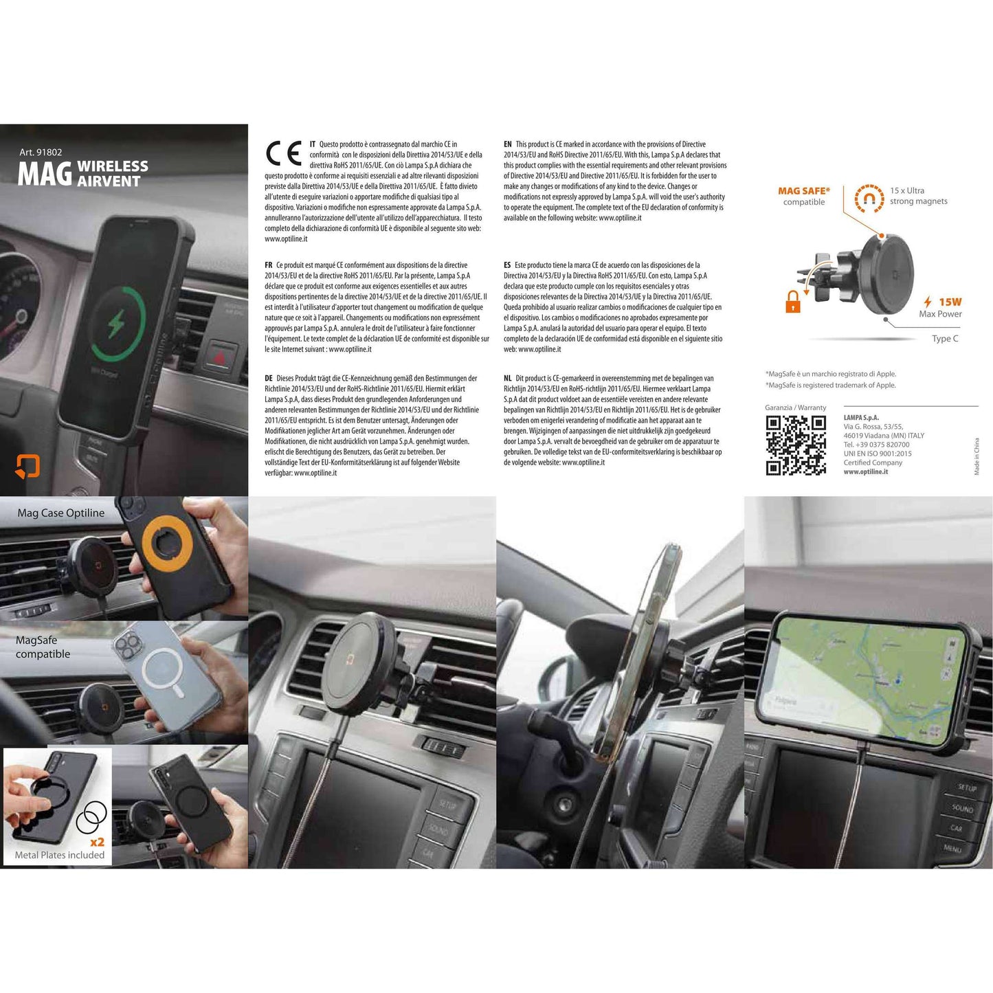 Optiline mag wireless airvent