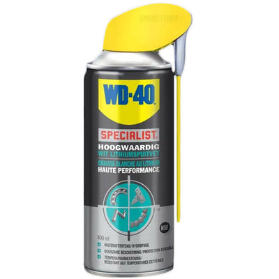 WD40 Specialist® Hoogwaardig Wit Lithiumspuitvet 250ml