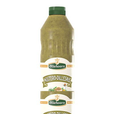 Oliehoorn mosterd-dillesaus (900ml)