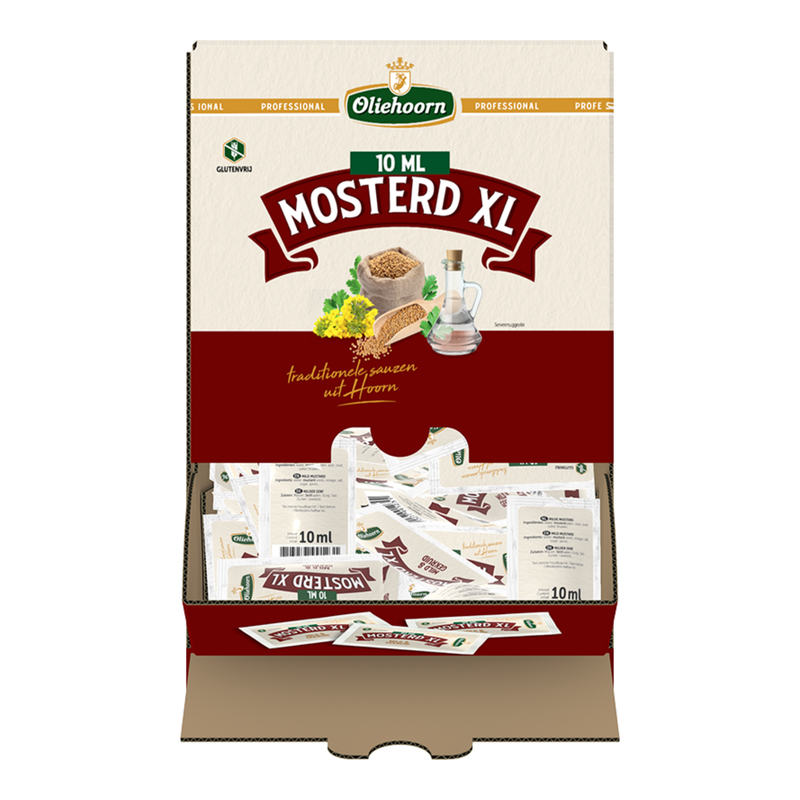 Oliehoorn mosterd sachets xl (300x 10ml)