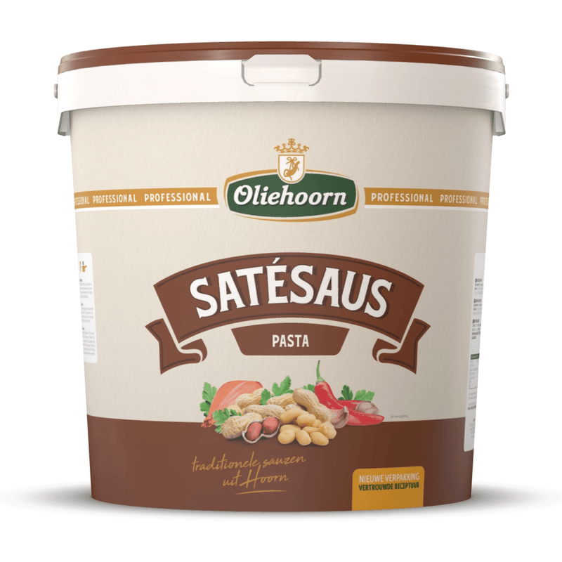 Oliehoorn satésaus pasta (10kg)