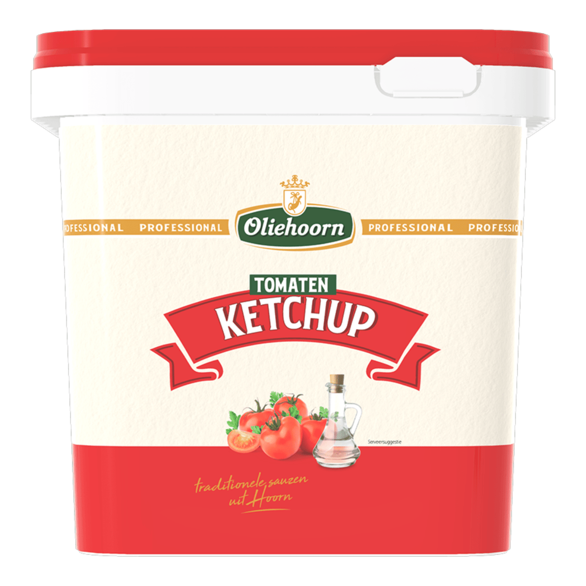 Oliehoorn tomaten ketchup emmer (2,5 liter)