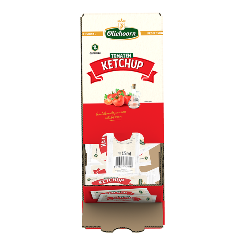 Oliehoorn tomatenketchup sachets (150x 15ml)