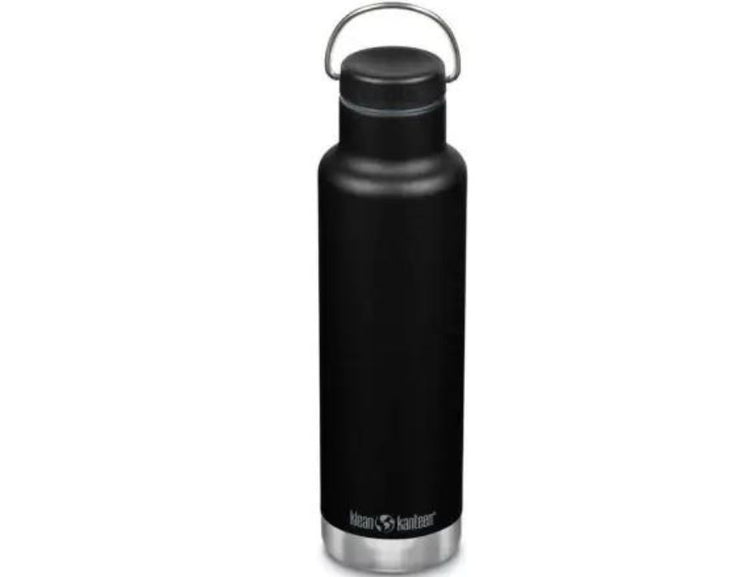 Klean kanteen thermosfles - classic - zwart - met ringdop - 592 ml (20 oz )