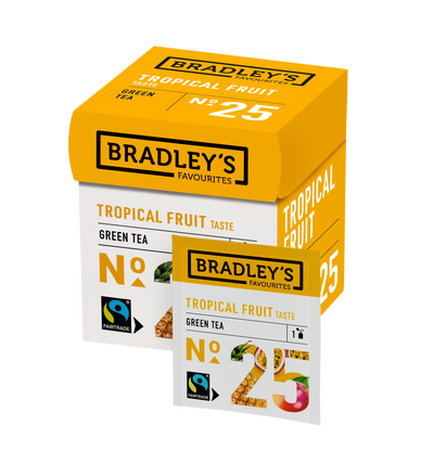 Bradley's favourites green tea tropical fruit no. 25 (72x 1,75g)