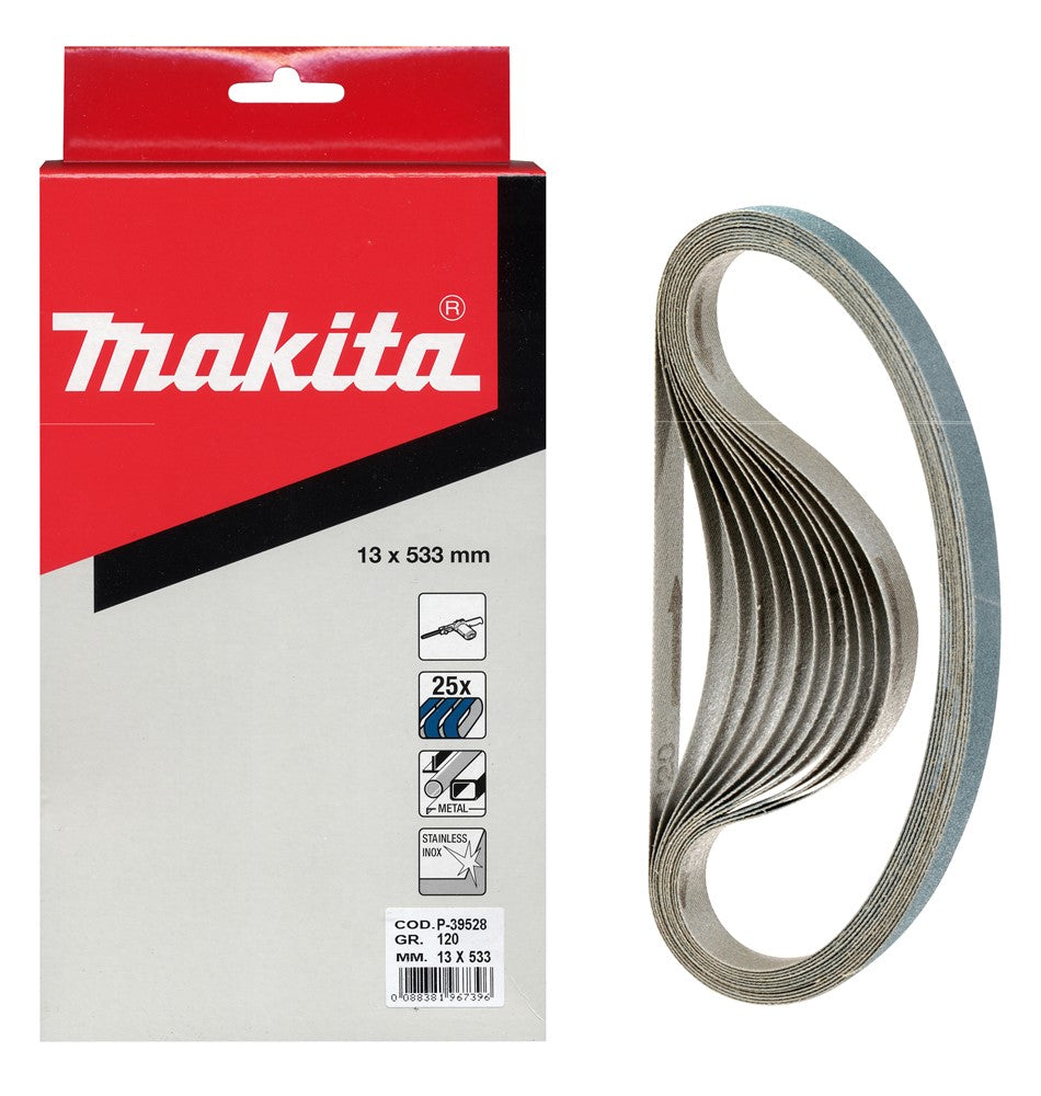 Makita accessoires schuurband blue lengte 533mm breedte 13mm korrel 100