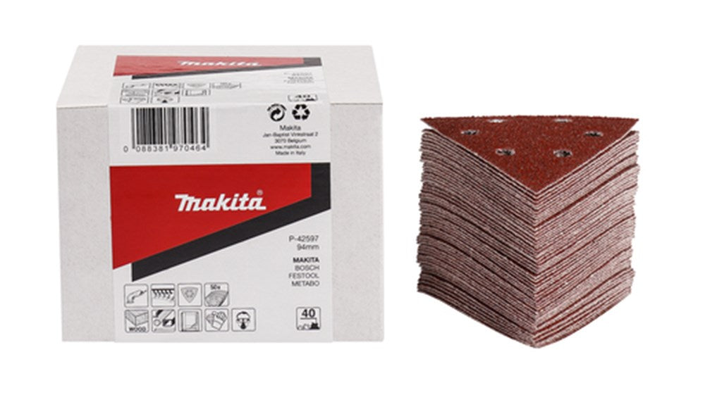 Makita accessoires schuurvel 3-k k240 red v. - p-42662 - p-42662