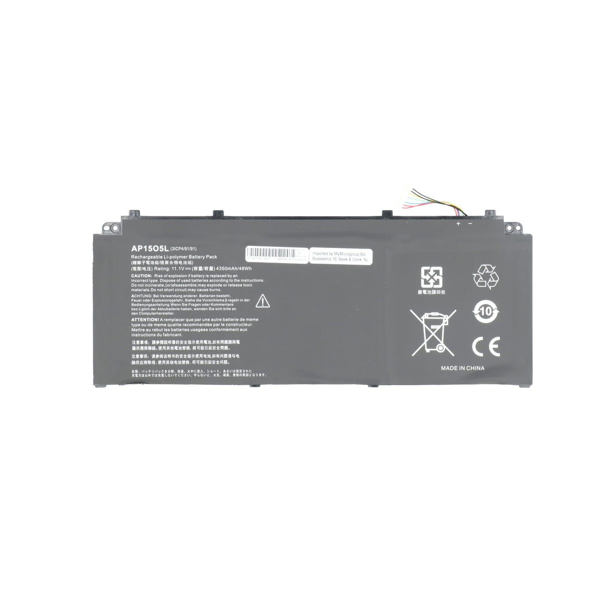 Laptop accu 4350mah