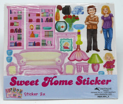 sweet home stickers 2 velletjes sw10438