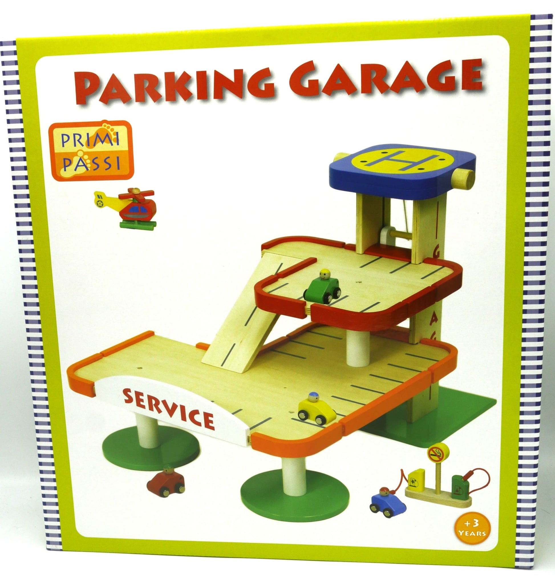 Jonotoys primi passi - houten parkeer garage