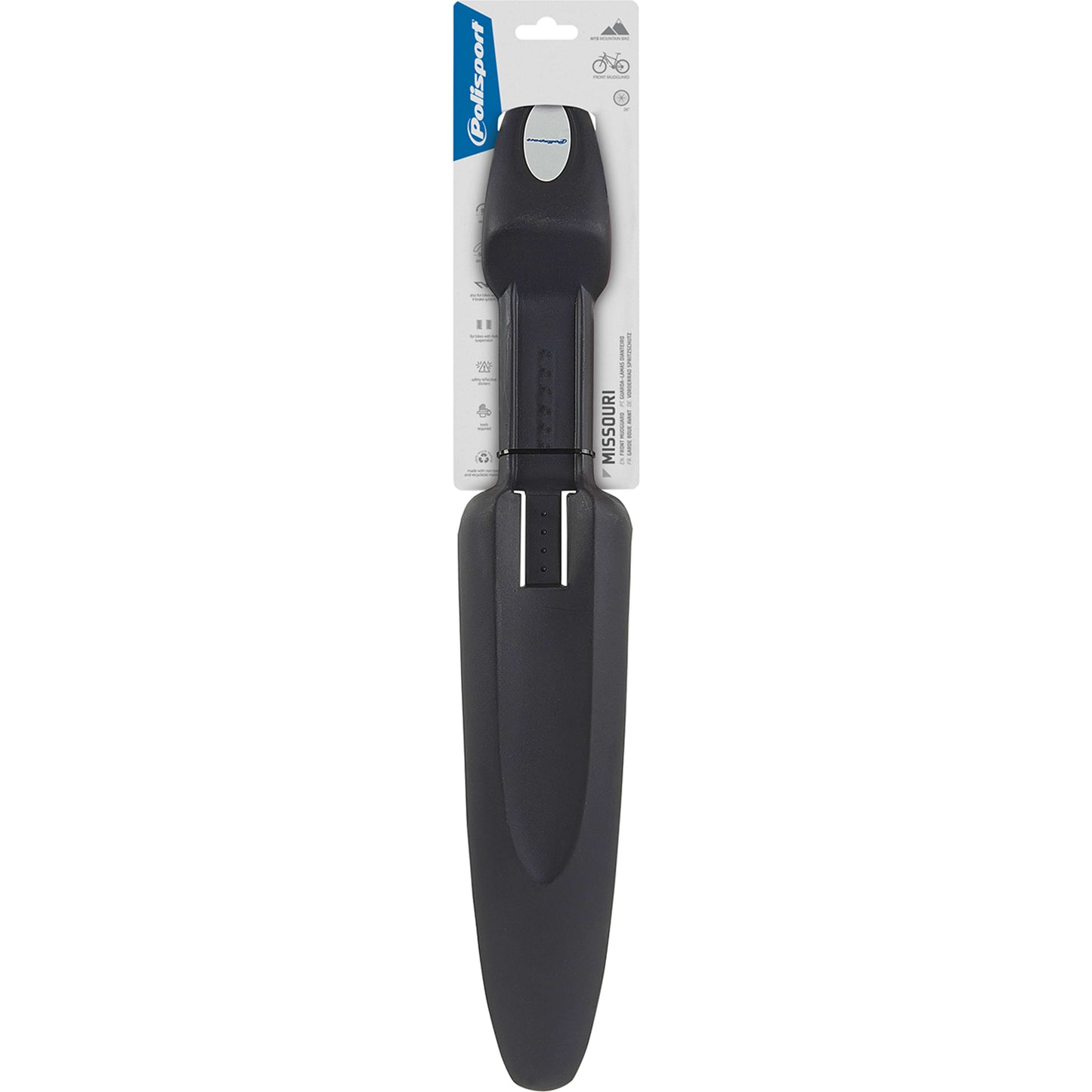 Spatbord Voor Missouri Kunststof 24-26 Inch Zwart