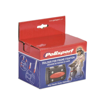 adapter achterzitje 10 cm framebevestiging zwart