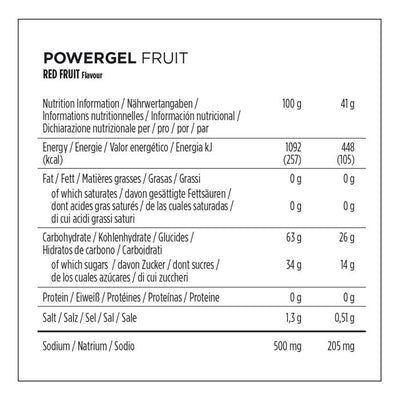 Powerbar powergel fruit 41g