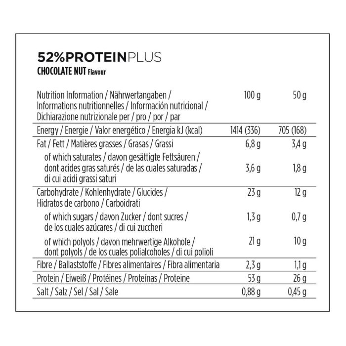 Powerbar 52% protein+ protein bar - 1 pc