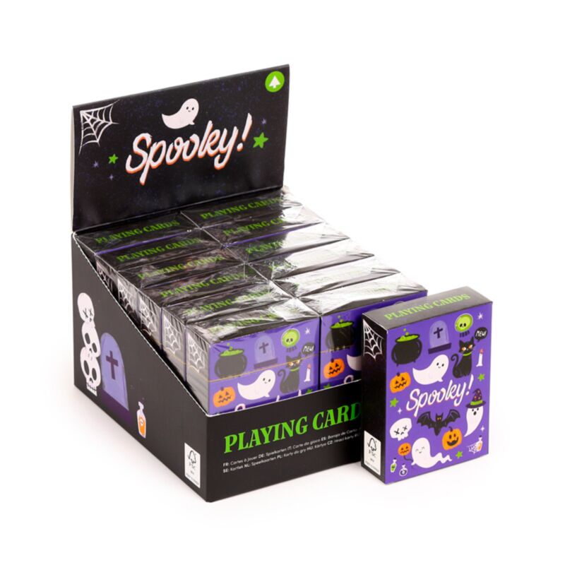 Spooky speelkaarten kaartspel
