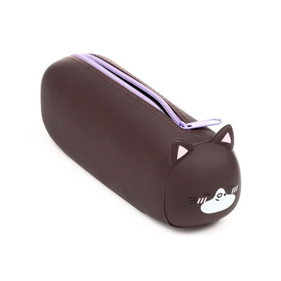 Adoramals smudge de kitten siliconen potloodetui