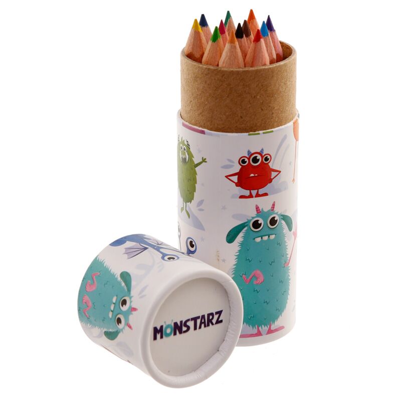 Monstarz monsters - kleurpotloden tekenkoker