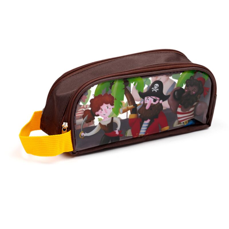 Jolly roger piraatn transparant potloodetui