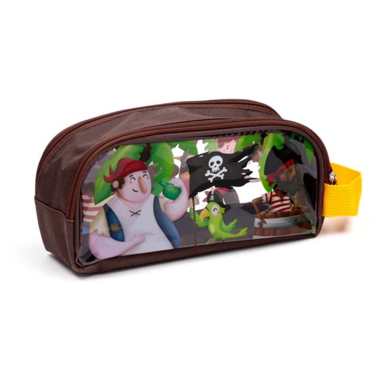 Jolly roger piraatn transparant potloodetui