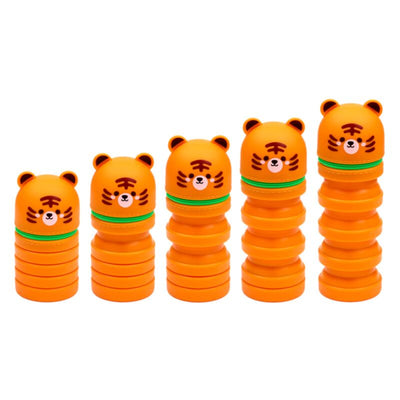 Adoramals tijger pop up siliconen potloodetui